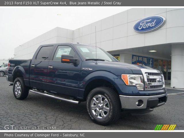 2013 Ford F150 XLT SuperCrew 4x4 in Blue Jeans Metallic