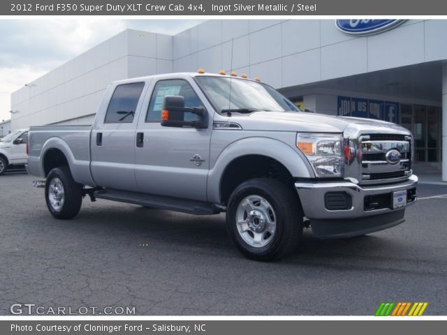 2012 Ford F350 Super Duty XLT Crew Cab 4x4 in Ingot Silver Metallic