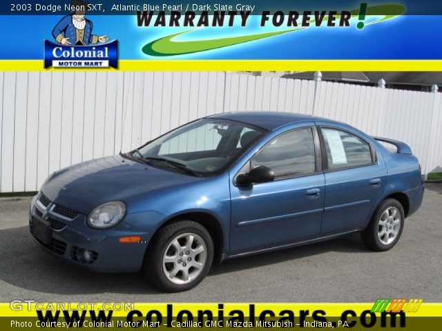 2003 Dodge Neon SXT in Atlantic Blue Pearl