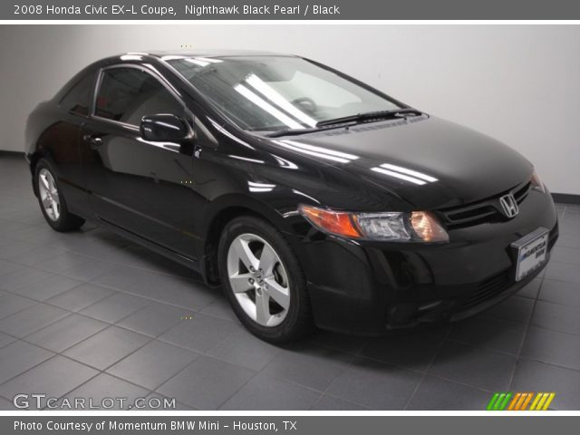 2008 Honda Civic EX-L Coupe in Nighthawk Black Pearl