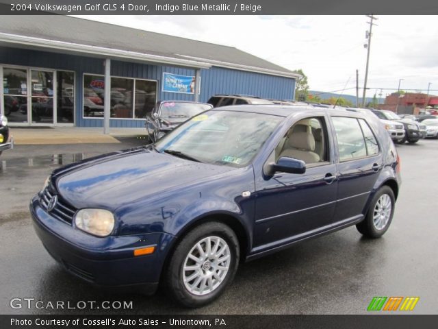 2004 Volkswagen Golf GLS 4 Door in Indigo Blue Metallic