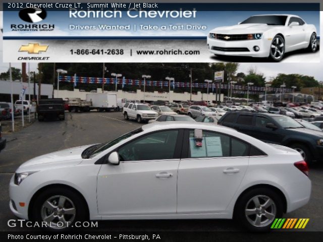 2012 Chevrolet Cruze LT in Summit White