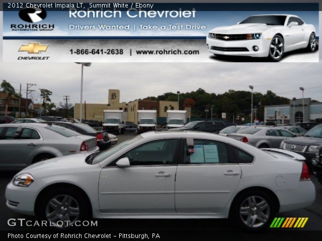2012 Chevrolet Impala LT in Summit White