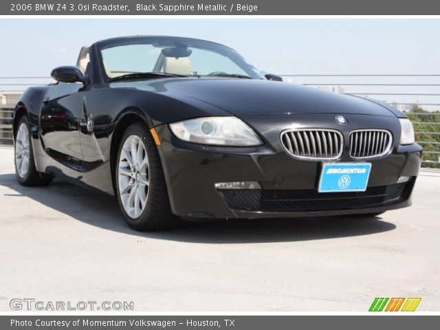 2006 BMW Z4 3.0si Roadster in Black Sapphire Metallic