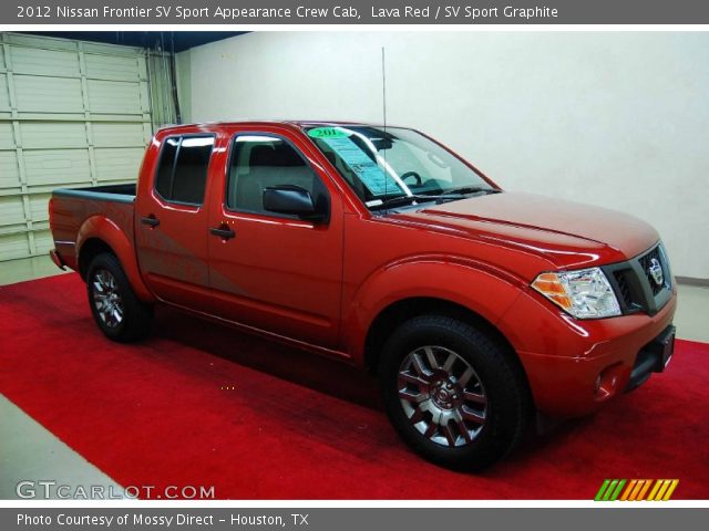 2012 Nissan Frontier SV Sport Appearance Crew Cab in Lava Red