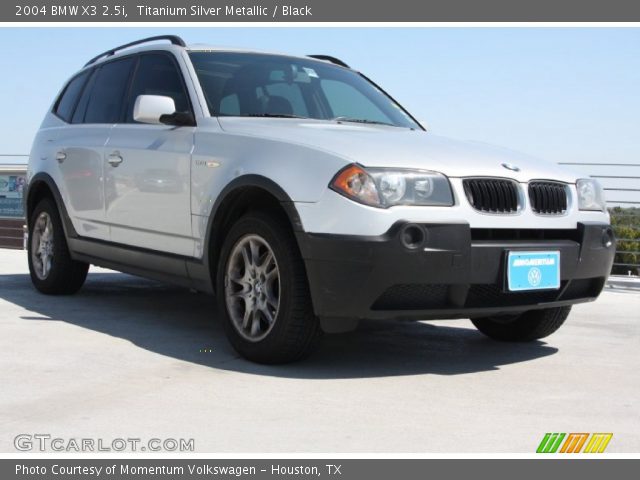 2004 BMW X3 2.5i in Titanium Silver Metallic