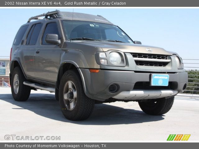 2002 Nissan Xterra XE V6 4x4 in Gold Rush Metallic