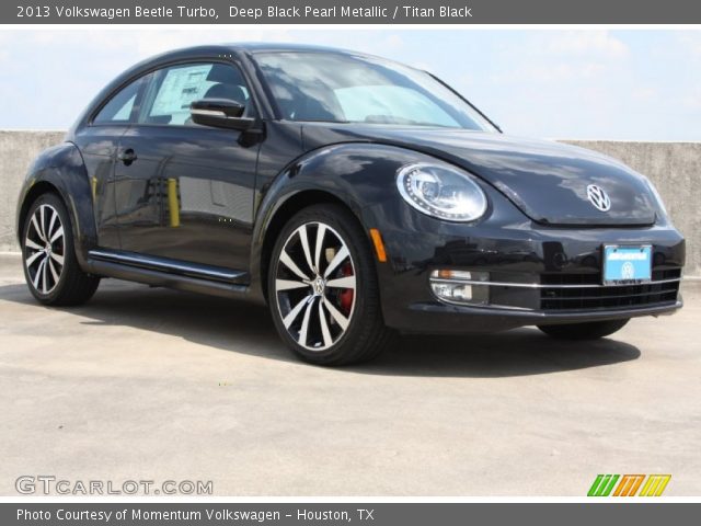 2013 Volkswagen Beetle Turbo in Deep Black Pearl Metallic
