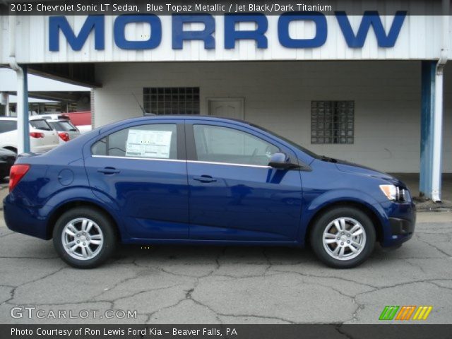 2013 Chevrolet Sonic LT Sedan in Blue Topaz Metallic