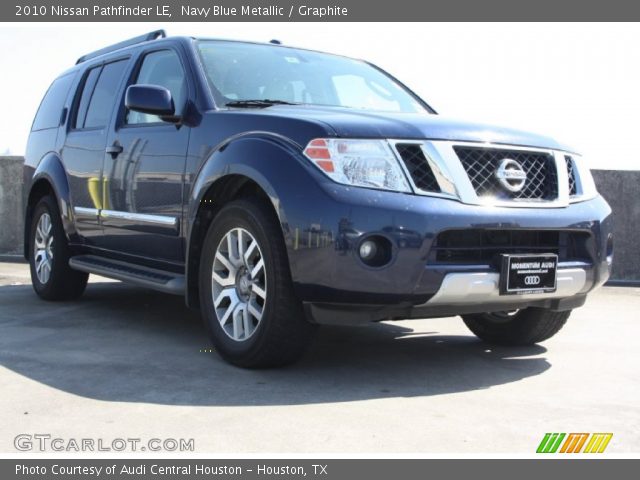 2010 Nissan Pathfinder LE in Navy Blue Metallic