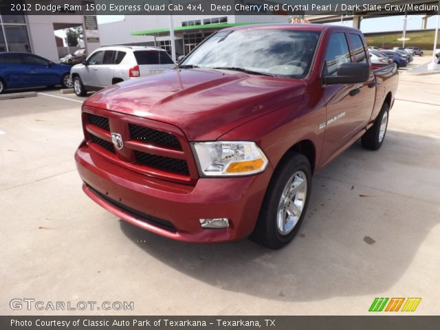2012 Dodge Ram 1500 Express Quad Cab 4x4 in Deep Cherry Red Crystal Pearl
