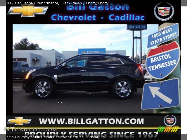 2012 Cadillac SRX Performance in Black Raven