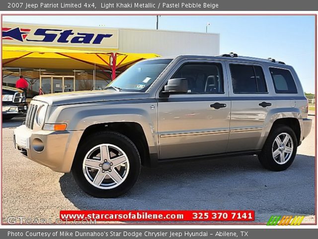 2007 Jeep Patriot Limited 4x4 in Light Khaki Metallic