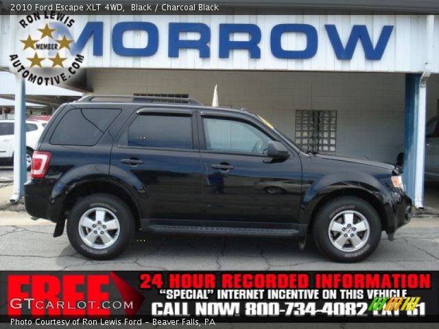 2010 Ford Escape XLT 4WD in Black