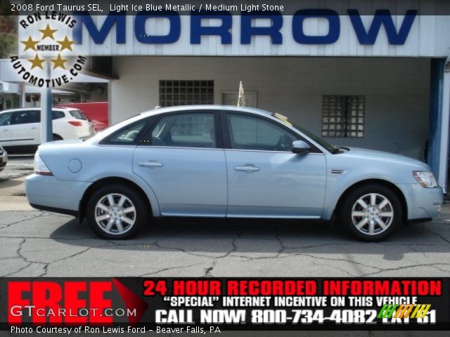 2008 Ford Taurus SEL in Light Ice Blue Metallic