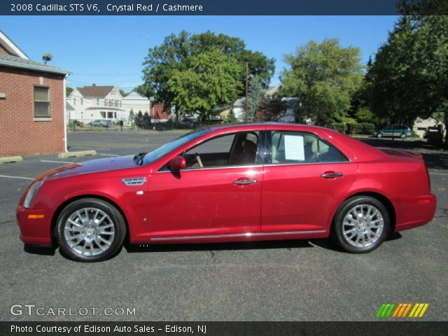 2008 Cadillac STS V6 in Crystal Red