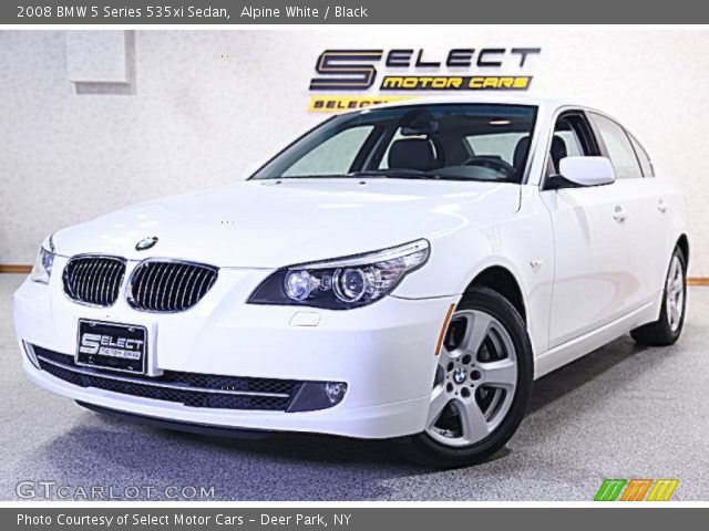 2008 BMW 5 Series 535xi Sedan in Alpine White