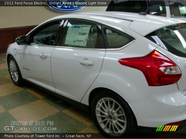 2012 Ford Focus Electric in Oxford White