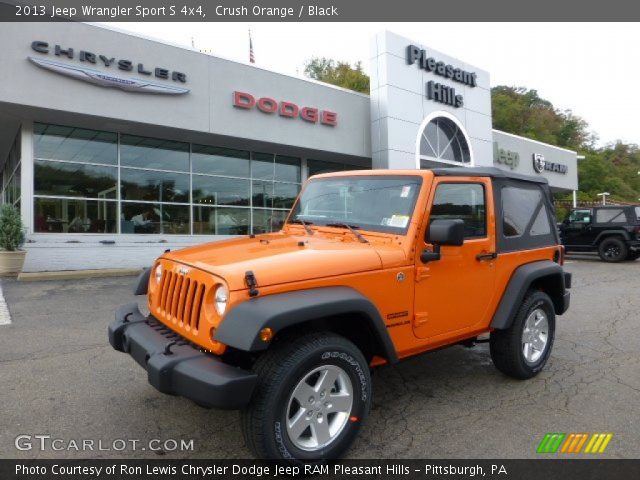 2013 Jeep Wrangler Sport S 4x4 in Crush Orange