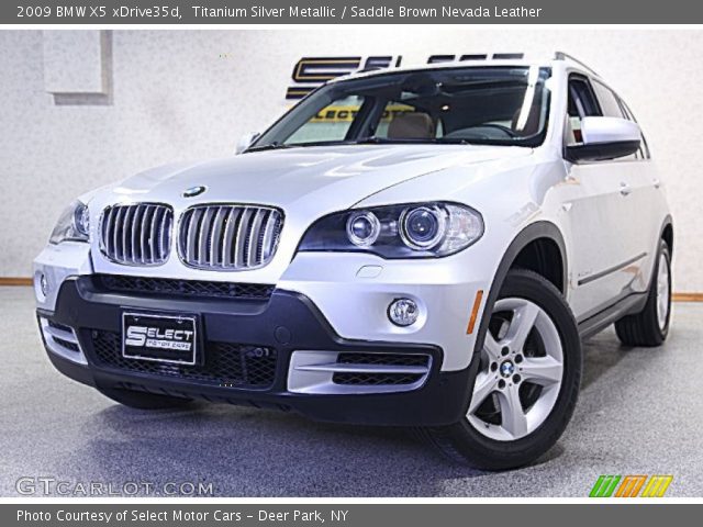 2009 BMW X5 xDrive35d in Titanium Silver Metallic