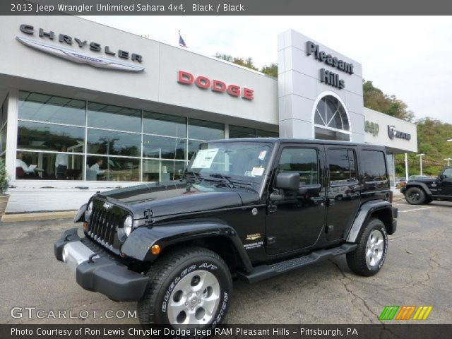 2013 Jeep Wrangler Unlimited Sahara 4x4 in Black