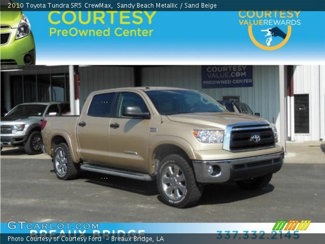 2010 Toyota Tundra SR5 CrewMax in Sandy Beach Metallic