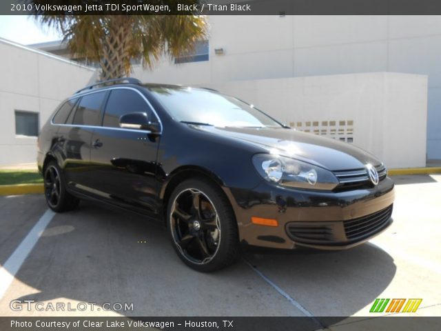 2010 Volkswagen Jetta TDI SportWagen in Black
