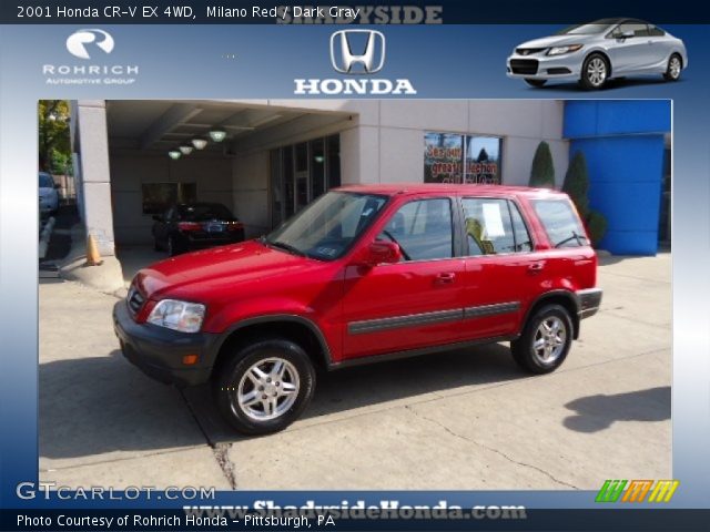 2001 Honda CR-V EX 4WD in Milano Red