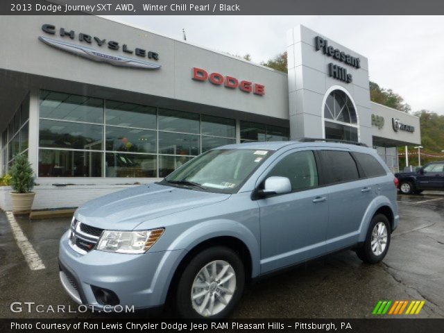 2013 Dodge Journey SXT AWD in Winter Chill Pearl