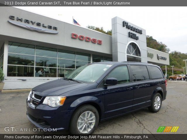 2013 Dodge Grand Caravan SXT in True Blue Pearl