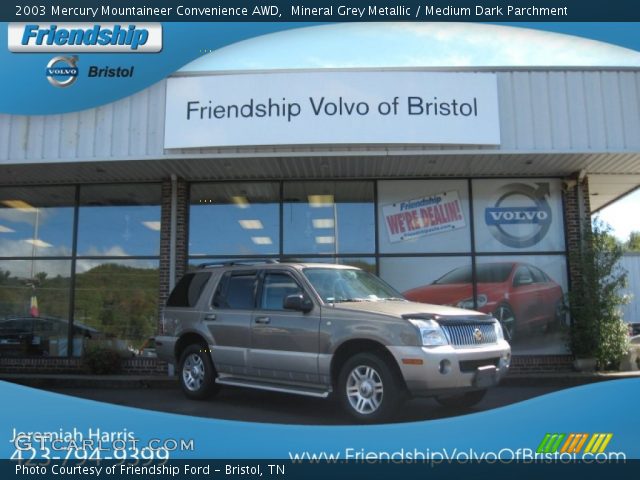 2003 Mercury Mountaineer Convenience AWD in Mineral Grey Metallic