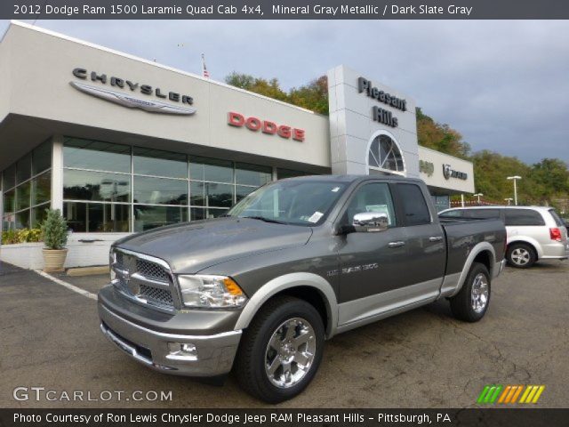 2012 Dodge Ram 1500 Laramie Quad Cab 4x4 in Mineral Gray Metallic
