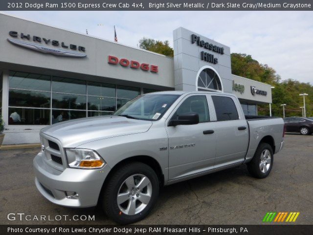 2012 Dodge Ram 1500 Express Crew Cab 4x4 in Bright Silver Metallic