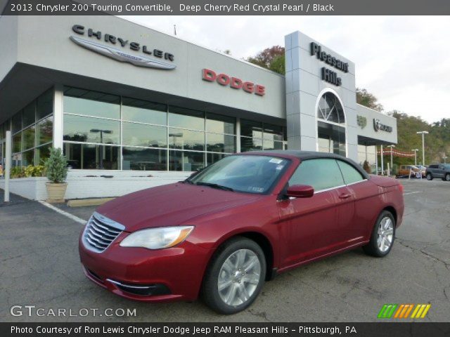 2013 Chrysler 200 Touring Convertible in Deep Cherry Red Crystal Pearl