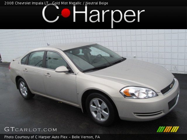 2008 Chevrolet Impala LT in Gold Mist Metallic