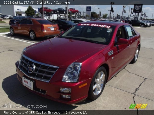 2008 Cadillac STS V6 in Crystal Red