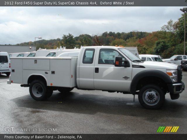 2012 Ford F450 Super Duty XL SuperCab Chassis 4x4 in Oxford White
