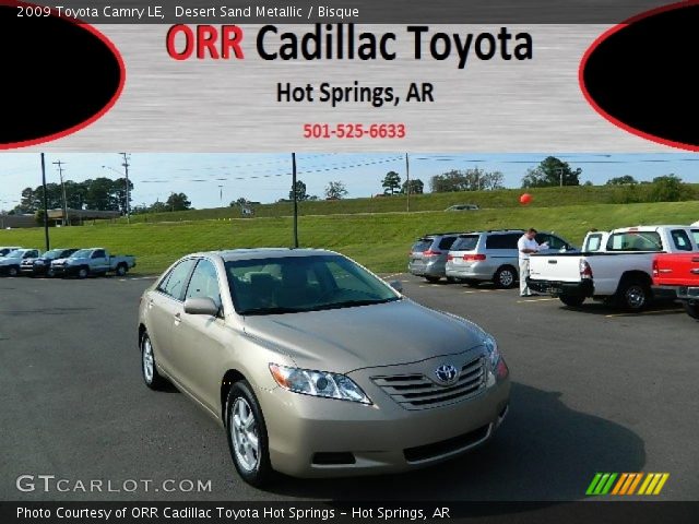 2009 Toyota Camry LE in Desert Sand Metallic