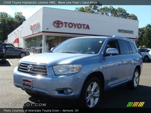 2008 Toyota Highlander Limited 4WD in Wave Line Pearl