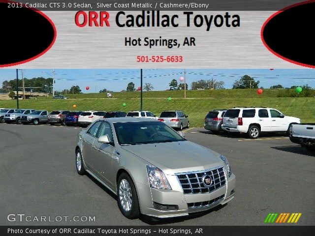 2013 Cadillac CTS 3.0 Sedan in Silver Coast Metallic