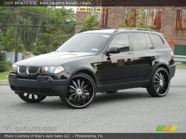 2005 BMW X3 3.0i in Black Sapphire Metallic