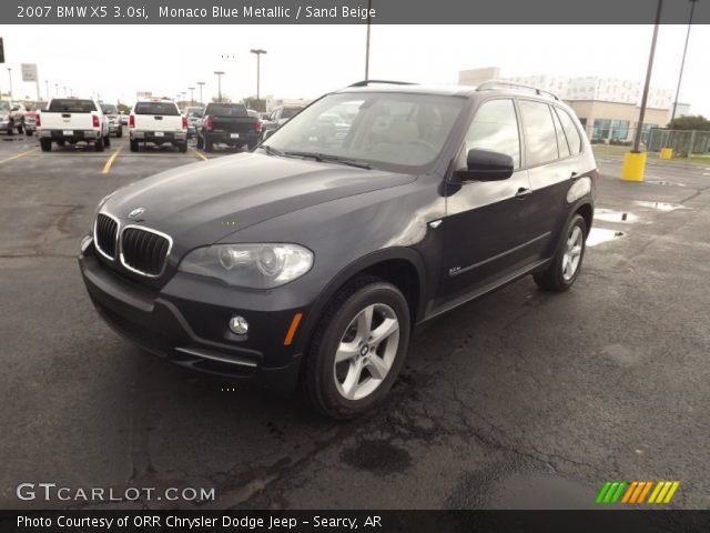 2007 BMW X5 3.0si in Monaco Blue Metallic