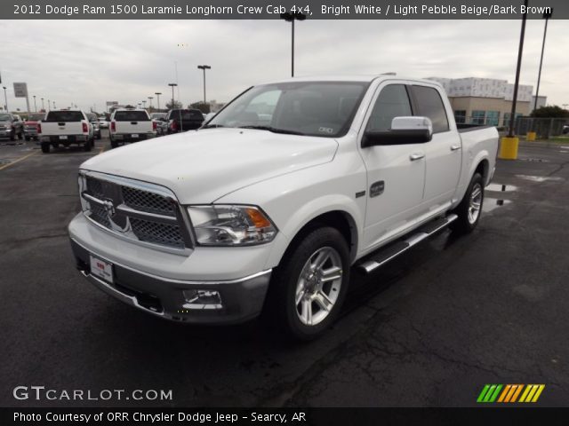 2012 Dodge Ram 1500 Laramie Longhorn Crew Cab 4x4 in Bright White