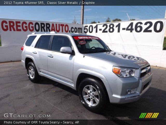 2012 Toyota 4Runner SR5 in Classic Silver Metallic