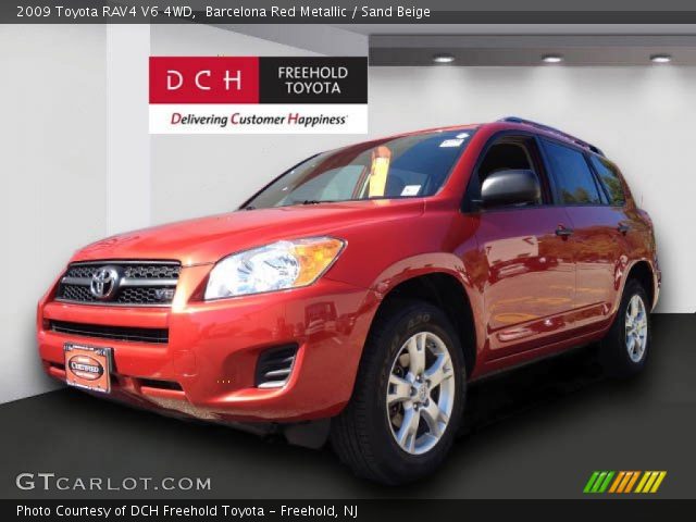2009 Toyota RAV4 V6 4WD in Barcelona Red Metallic