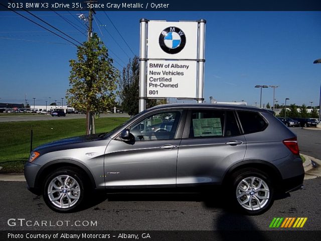 2013 BMW X3 xDrive 35i in Space Gray Metallic