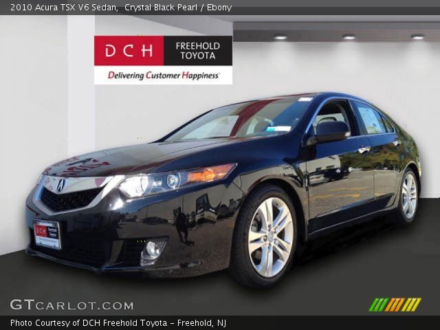 2010 Acura TSX V6 Sedan in Crystal Black Pearl