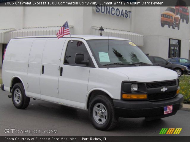 2006 Chevrolet Express 1500 Commercial Utility Van in Summit White