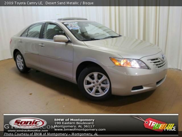 2009 Toyota Camry LE in Desert Sand Metallic