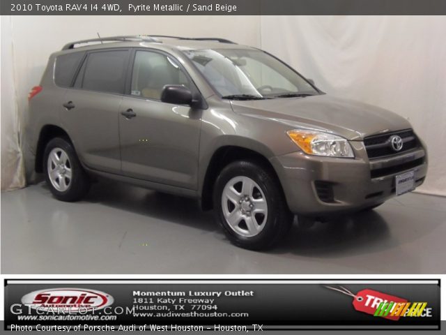 2010 Toyota RAV4 I4 4WD in Pyrite Metallic